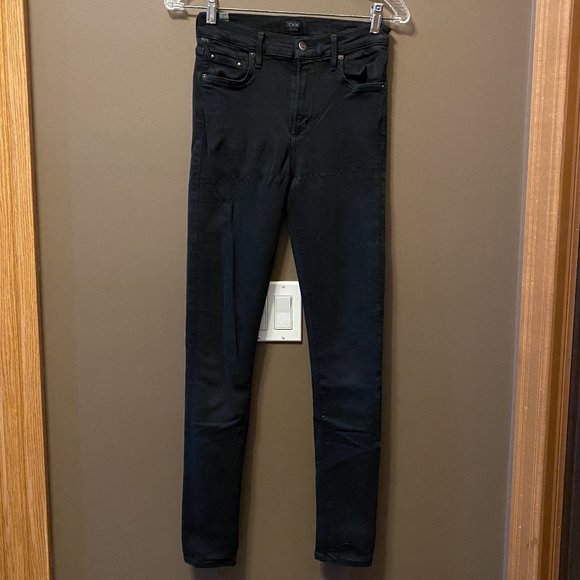 Citizens of Humanity High Rise Skinny Black Jeans - Size 27 - Picture 1 of 6